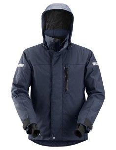 1102 Chaqueta impermeable con aislamiento AllroundWork azul marino/ negro