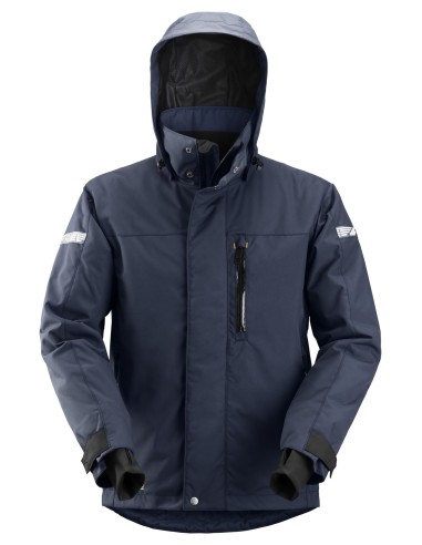 1102 Chaqueta impermeable con aislamiento AllroundWork azul marino/ negro