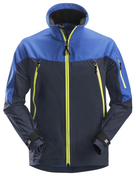1940 Chaqueta SoftShell elastica FlexiWork Azul verdadero / Azul marino