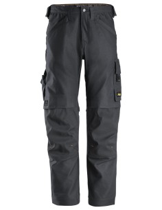 6324 Pantalones largos de trabajo elasticos AllroundWork Canvas+ color gris acero