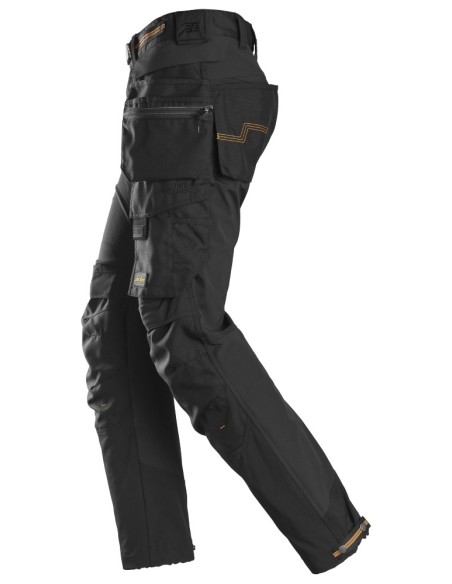 6515 Pantalones largos de trabajo cortaviento GORE Windstopper AllroundWork negro