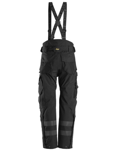 6620 Pantalones largos de trabajo impermeables 37.5 acolchados con doble capa AllroundWork negro
