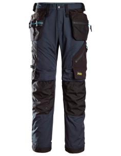 6210 Pantalones largos de trabajo con bolsillos flotantes LiteWork 37.5 azul marino-negro