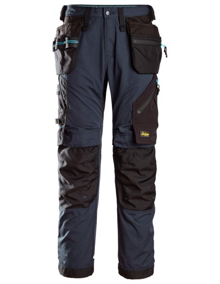 6210 Pantalones largos de trabajo con bolsillos flotantes LiteWork 37.5 azul marino-negro