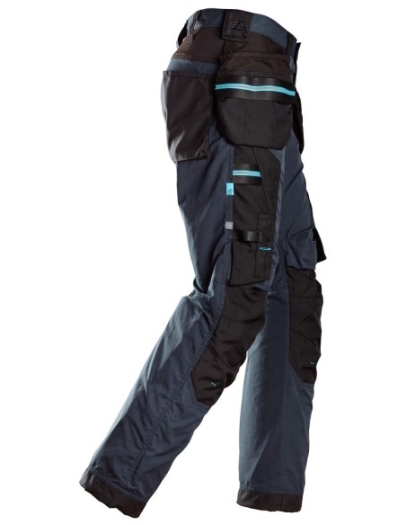 6210 Pantalones largos de trabajo con bolsillos flotantes LiteWork 37.5 azul marino-negro