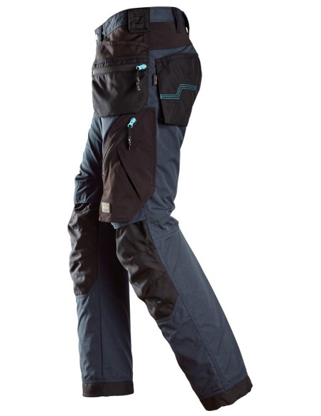 6210 Pantalones largos de trabajo con bolsillos flotantes LiteWork 37.5 azul marino-negro