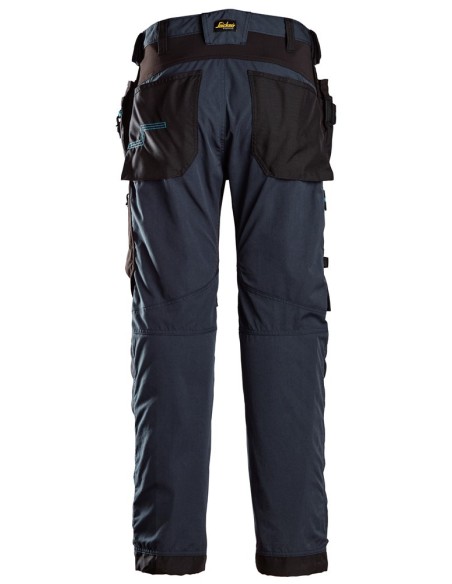 6210 Pantalones largos de trabajo con bolsillos flotantes LiteWork 37.5 azul marino-negro