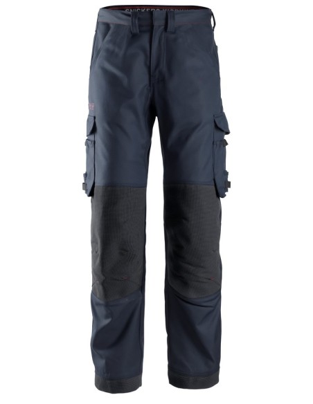 6362 Pantalones largos de trabajo con perneras simetricas ProtecWork azul marino