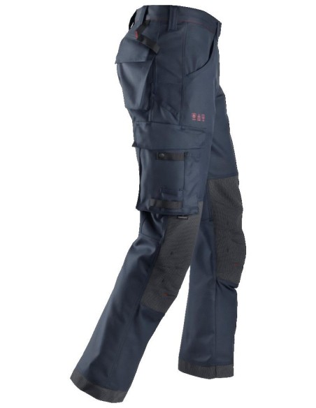 6362 Pantalones largos de trabajo con perneras simetricas ProtecWork azul marino