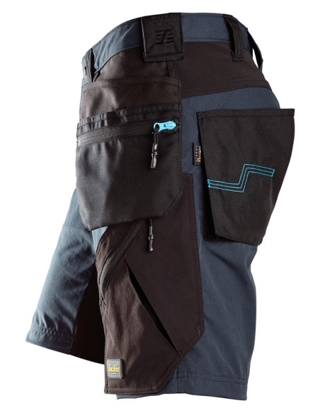6110 Pantalones cortos de trabajo LiteWork 37.5 con bolsillos flotantes azul marino/ negro
