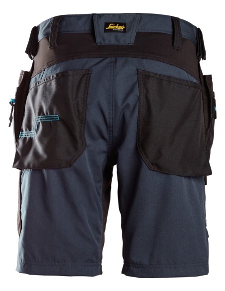 6110 Pantalones cortos de trabajo LiteWork 37.5 con bolsillos flotantes azul marino/ negro