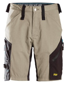 6112 Pantalones cortos de trabajo LiteWork 37.5 beige/ negro
