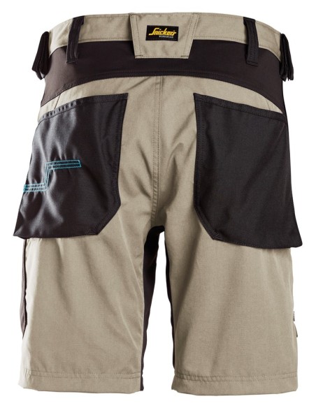6112 Pantalones cortos de trabajo LiteWork 37.5 beige/ negro