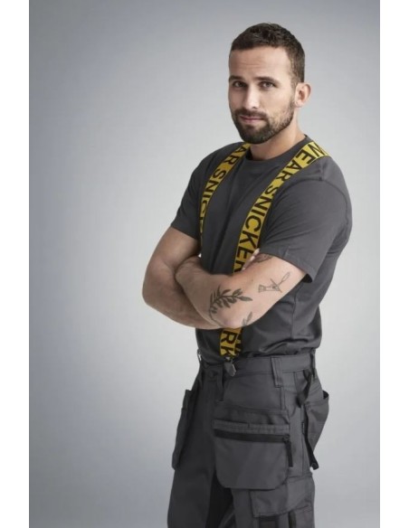 9064 TIRANTES CON LOGOTIPO AMARILLO-NEGRO