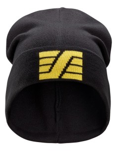 9035 GORRO PARA EL USO DIARIO 100% ACRILICO NEGRO-AMARILLO