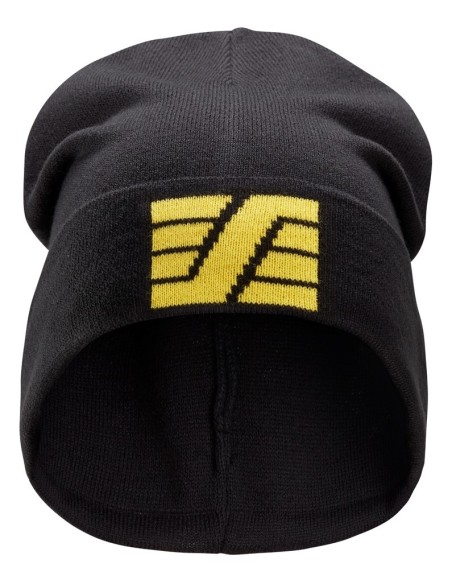 9035 GORRO PARA EL USO DIARIO 100% ACRILICO NEGRO-AMARILLO