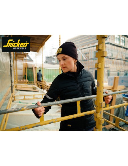 9035 GORRO PARA EL USO DIARIO 100% ACRILICO NEGRO-AMARILLO