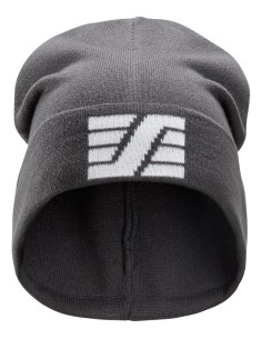 9035 GORRO PARA EL USO DIARIO 100% ACRILICO GRIS ACERO-BLANCO