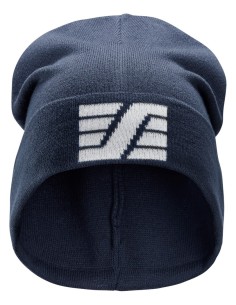 9035 GORRO PARA EL USO DIARIO 100% ACRILICO AZUL MARINO-BLANCO