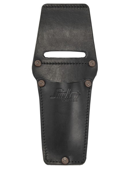 9769 FUNDA PARA NAVAJAS MULTIUSOS 100% CUERO NEGRO