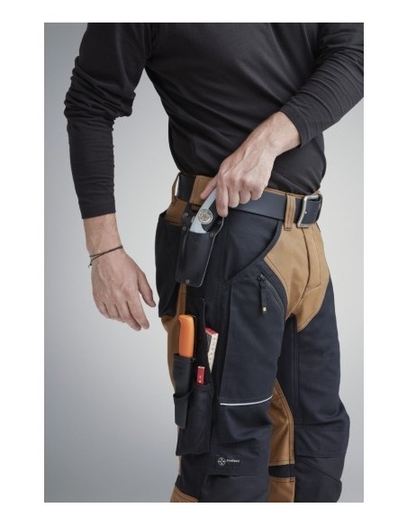 9769 FUNDA PARA NAVAJAS MULTIUSOS 100% CUERO NEGRO