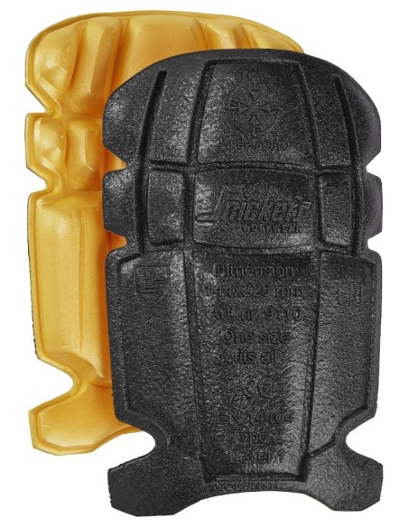 9110 RODILLERAS PROFESIONAL AMARILLO-NEGRO T-UNICA
