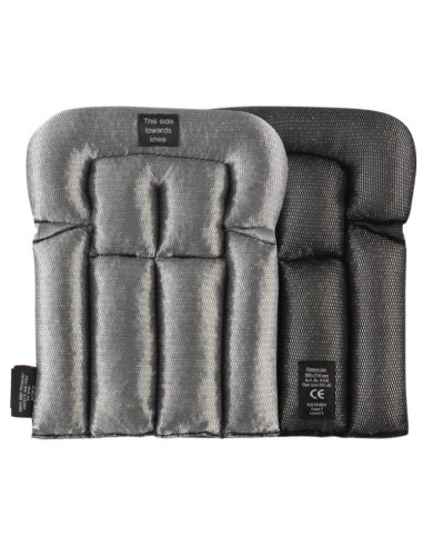 9118 RODILLERAS SOLADOR NEGRO-GRIS T-UNICA