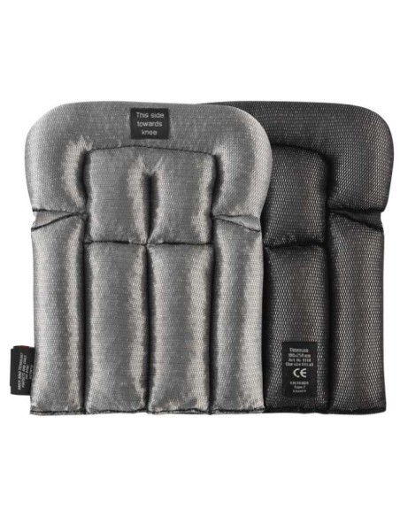 9118 RODILLERAS SOLADOR NEGRO-GRIS T-UNICA