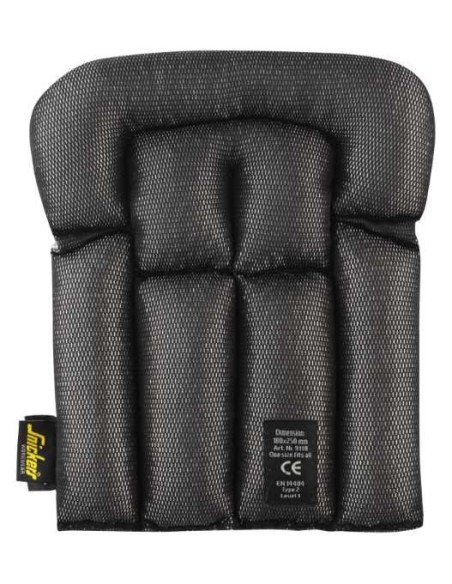 9118 RODILLERAS SOLADOR NEGRO-GRIS T-UNICA