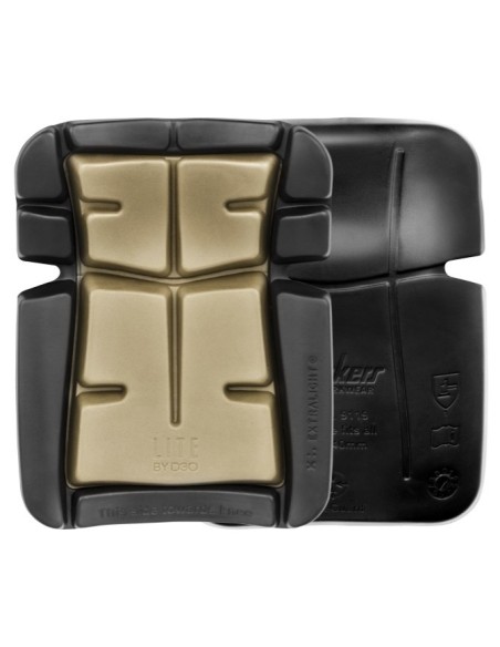 9119 RODILLERAS SOLADOR D3O NEGRO-ARENA T-UNICA