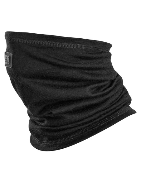 9022 BRAGA DE CUELLO MULTIFUNCION 100% LANA MERINO NEGRO