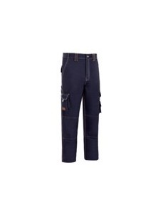 Pantalón multibolsillo azul marino STRETCH SE-902
