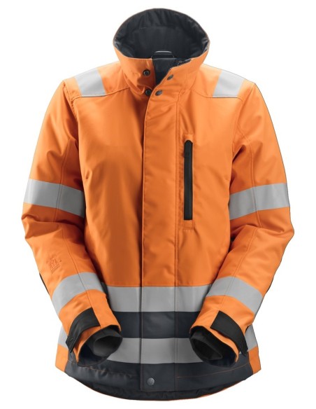 1137 Chaqueta de alta visibilidad clase 2/3 para mujer con aislamiento 37.5 AllroundWork naranja/ gris acero