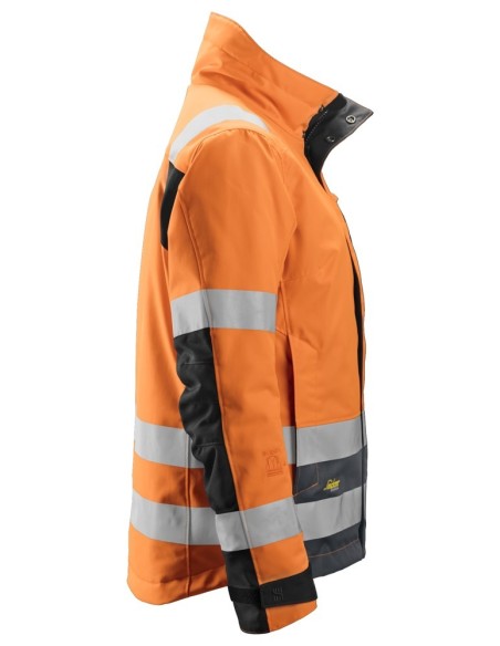 1137 Chaqueta de alta visibilidad clase 2/3 para mujer con aislamiento 37.5 AllroundWork naranja/ gris acero