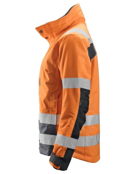 1137 Chaqueta de alta visibilidad clase 2/3 para mujer con aislamiento 37.5 AllroundWork naranja/ gris acero