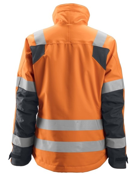 1137 Chaqueta de alta visibilidad clase 2/3 para mujer con aislamiento 37.5 AllroundWork naranja/ gris acero
