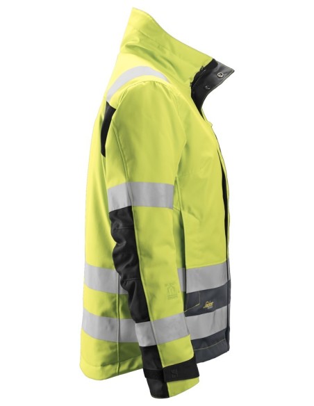 1137 Chaqueta de alta visibilidad clase 2/3 para mujer con aislamiento 37.5 AllroundWork amarillo/ gris acero