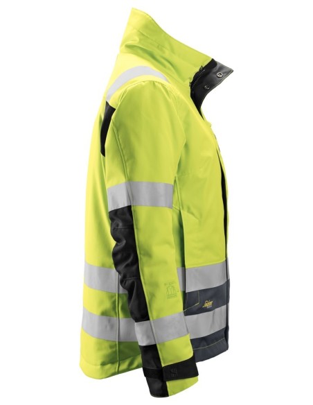 1137 Chaqueta de alta visibilidad clase 2/3 para mujer con aislamiento 37.5 AllroundWork amarillo/ azul marino