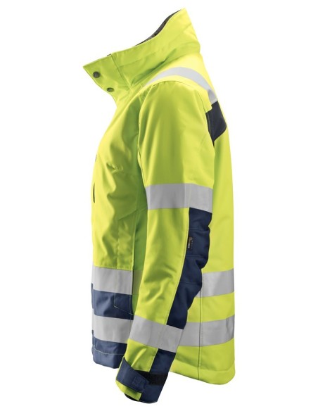 1137 Chaqueta de alta visibilidad clase 2/3 para mujer con aislamiento 37.5 AllroundWork amarillo/ azul marino