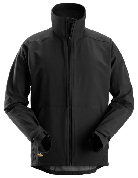 1205 Chaqueta cortaviento SoftShell AllroundWork negro