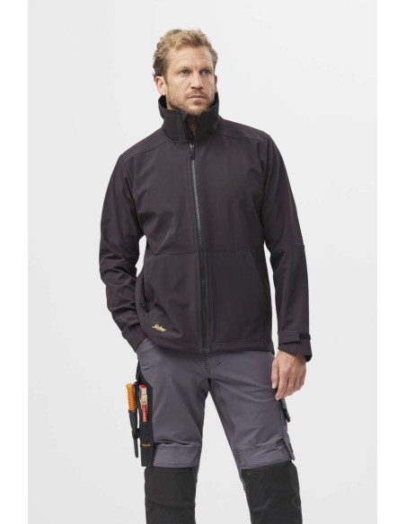 1205 Chaqueta cortaviento SoftShell AllroundWork negro