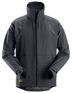 1205 Chaqueta cortaviento SoftShell AllroundWork gris acero