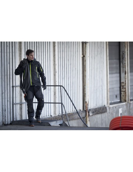1300 Chaqueta impermeable elastica FlexiWork gris acero
