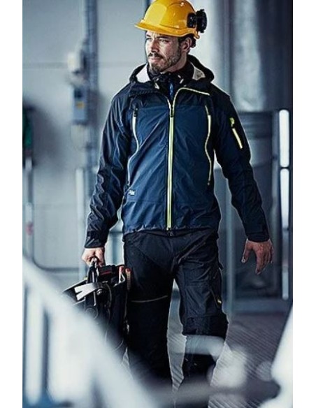 1300 Chaqueta impermeable elastica FlexiWork gris acero
