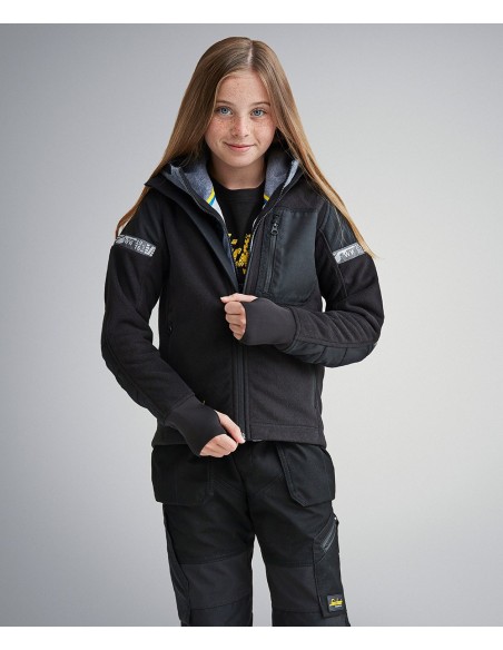 7507 Chaqueta cortavientos junior AllroundWork negro