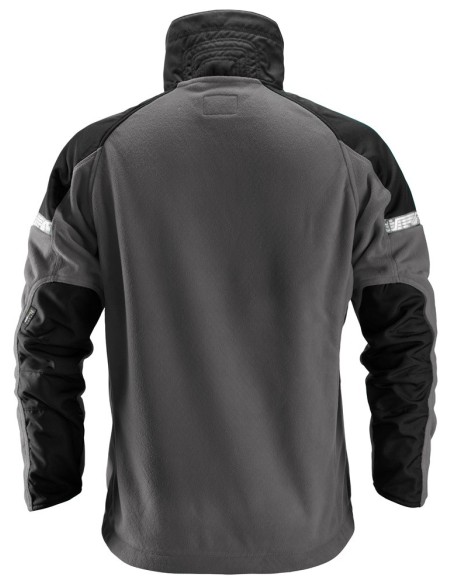 8005 Chaqueta polar cortavientos AllroundWork gris acero/ negro