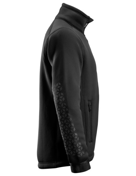 8018 Chaqueta de pelo invertido AllroundWork negro