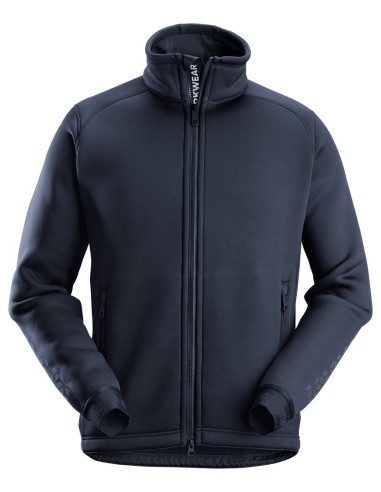 8018 Chaqueta de pelo invertido AllroundWork azul marino