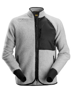 8021 Chaqueta de pelo AllroundWork gris jaspeado/ negro