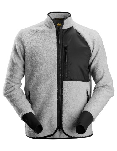 8021 Chaqueta de pelo AllroundWork gris jaspeado/ negro